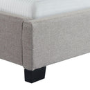 Elements International Morrow UMW092QB Queen Upholstered Bed - Gray IMAGE 6