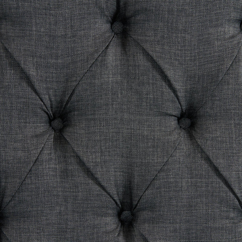 Elements International Morrow UMW090KB King Upholstered Bed - Charcoal IMAGE 5