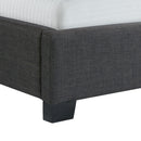 Elements International Morrow UMW090KB King Upholstered Bed - Charcoal IMAGE 6