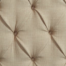 Elements International Morrow UMW082QB Queen Upholstered Bed - Natural IMAGE 5