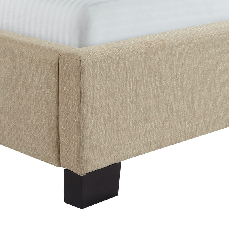 Elements International Morrow UMW082KB King Upholstered Bed - Natural IMAGE 6