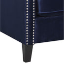 Elements International Tiffany UTF286100CA Accent Chair - Broadway Navy IMAGE 8