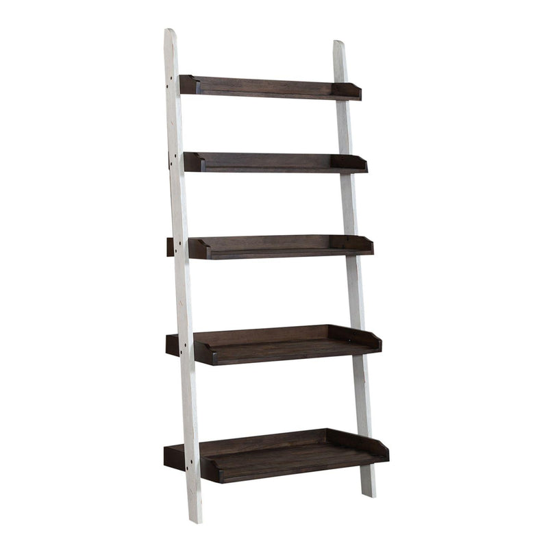 Liberty Furniture Industries Inc. Farmhouse 139WH-BK202 Leaning Bookcase IMAGE 2
