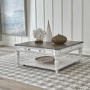 Liberty Furniture Industries Inc. Magnolia Manor 244-OT1014 Oversized Square Cocktail Table IMAGE 11