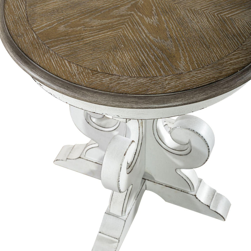 Liberty Furniture Industries Inc. Magnolia Manor 244-OT1022 Round End Table IMAGE 4