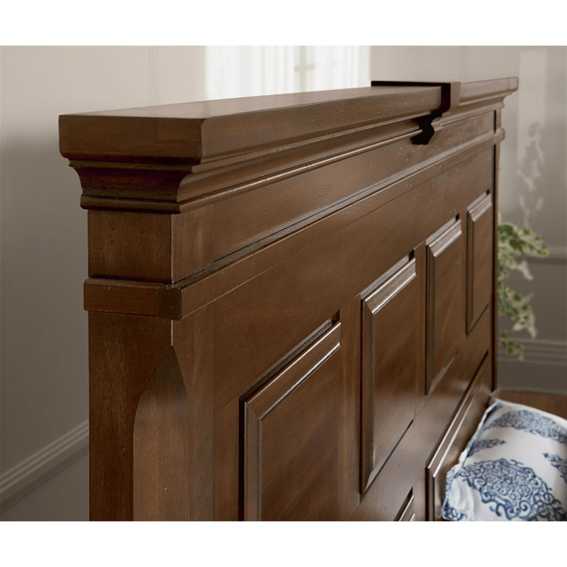 Artisan & Post Heritage 110 King Mansion Bed with Decorative Rails - Amish Cherry IMAGE 6