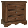 Artisan & Post Heritage 110-227 3 Drawer Night Stand - Amish Cherry IMAGE 1