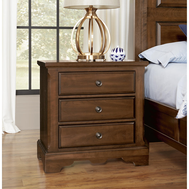 Artisan & Post Heritage 110-227 3 Drawer Night Stand - Amish Cherry IMAGE 5