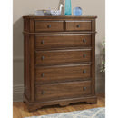 Artisan & Post Heritage 110-115 5 Drawer Chest - Amish Cherry IMAGE 2