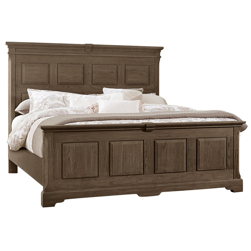 Artisan & Post Heritage 112 King Mansion Bed - Cobblestone Oak IMAGE 1