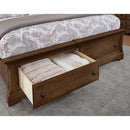 Artisan & Post Heritage 112 Queen Sleigh Bed with Storage - Cobblestone Oak IMAGE 3