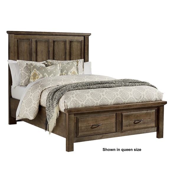Artisan & Post Maple Road 117 Queen Mansion Storage Bed - Maple Syrup IMAGE 1