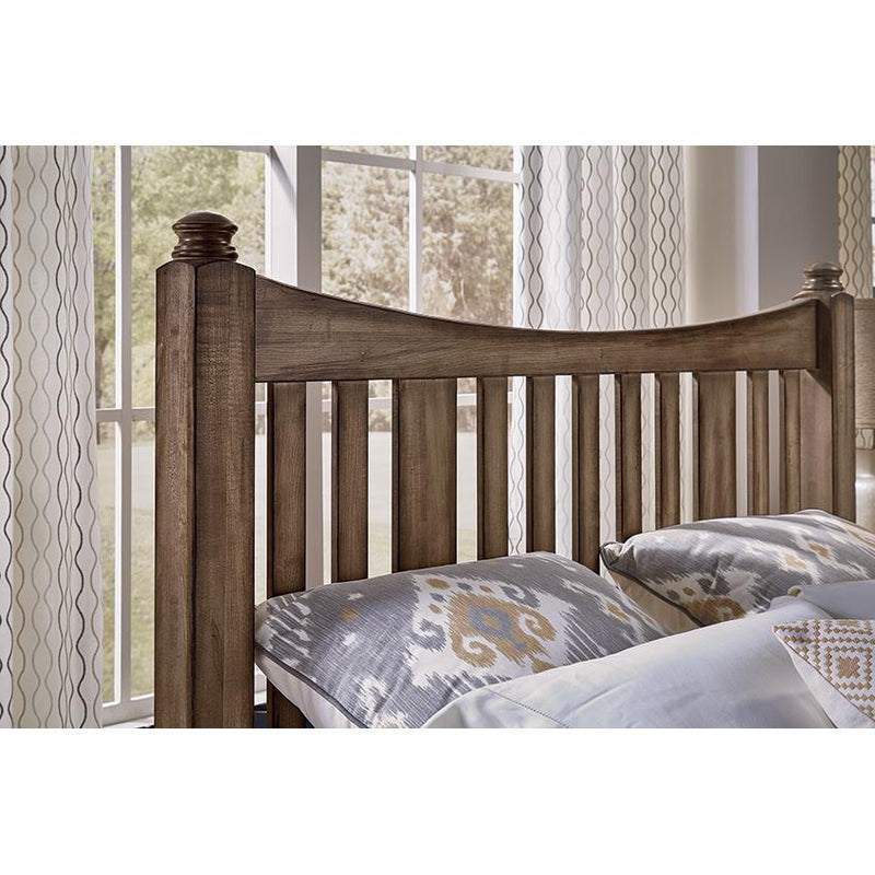 Artisan & Post Maple Road 117 Queen Slat Poster Bed with Storage - Maple Syrup IMAGE 3