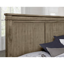 Artisan & Post Cool Rustic 172 King Mansion Bed with Footboard Storage - Stone Grey IMAGE 2