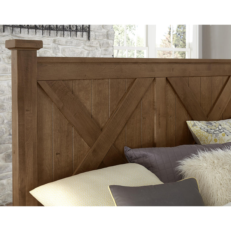 Artisan & Post Cool Rustic 174 Queen X Bed with Footboard Storage - Amber IMAGE 3