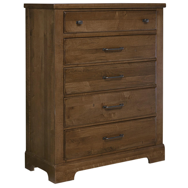 Artisan & Post Cool Rustic 174-115 5 Drawer Chest - Amber IMAGE 1
