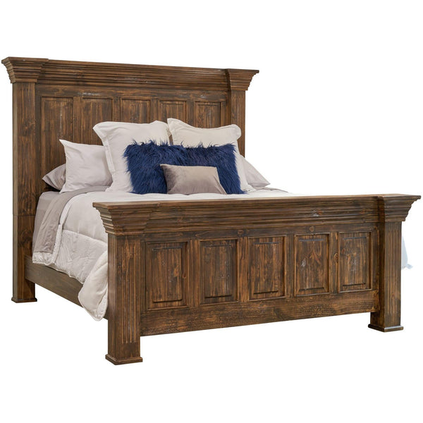 Elements International Olivia MBLV500 Queen Bed - Brown IMAGE 1