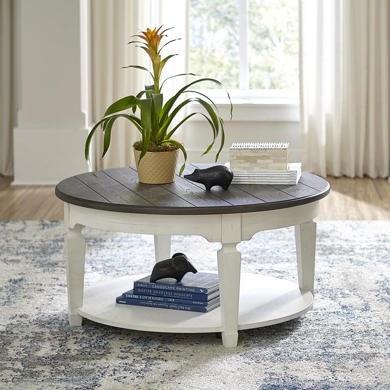 Liberty Furniture Industries Inc. Allyson Park 417-OT1011 Round Cocktail Table IMAGE 1