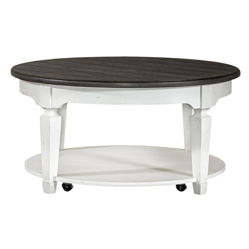 Liberty Furniture Industries Inc. Allyson Park 417-OT1011 Round Cocktail Table IMAGE 3