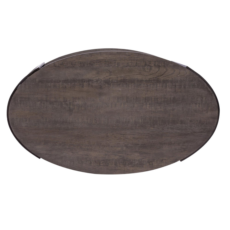 Liberty Furniture Industries Inc. Modern View 960-OT1012 Oval Cocktail Table IMAGE 4