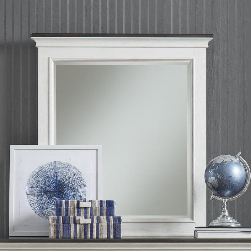 Liberty Furniture Industries Inc. Allyson Park 417-BR50 Crown Mirror IMAGE 7
