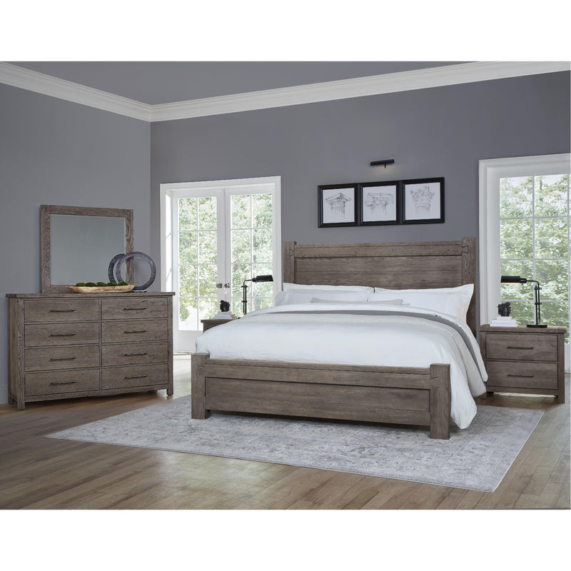 Artisan & Post Dovetail 751 Queen Poster Bed with Poster Footboard - Mystic Grey IMAGE 3