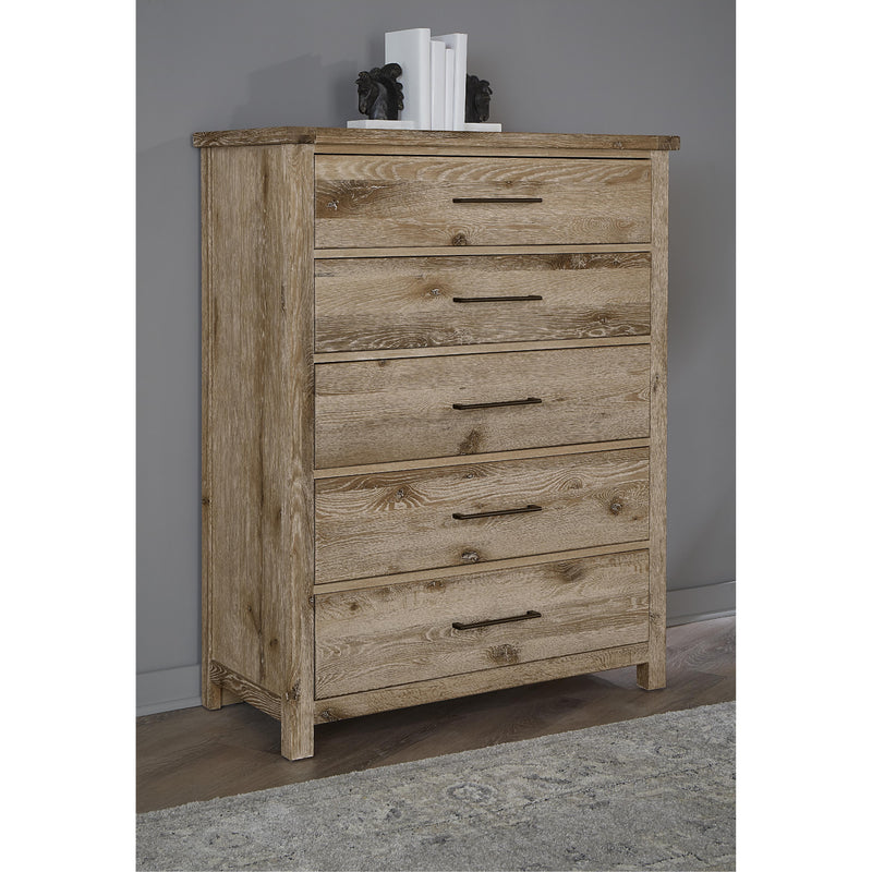 Vaughan-Bassett Dovetail 5-Drawer Chest 754-115 IMAGE 2