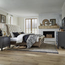 Liberty Furniture Industries Inc. Americana Farmhouse 615-BR-KSL King Sleigh Bed IMAGE 3