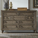 Liberty Furniture Industries Inc. Americana Farmhouse 615-BR31 9-Drawer Dresser IMAGE 1