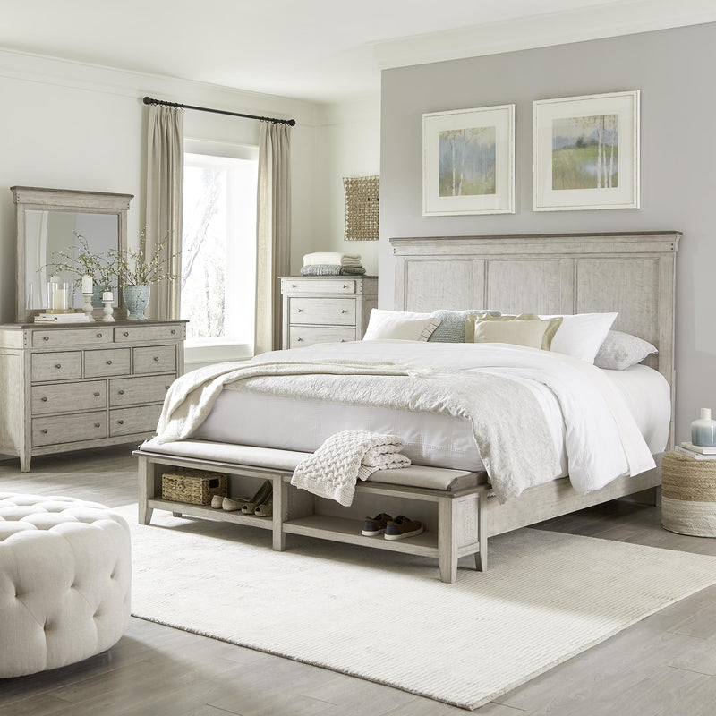 Liberty Furniture Industries Inc. Ivy Hollow 457-BR-QSB Queen Storage Bed IMAGE 3