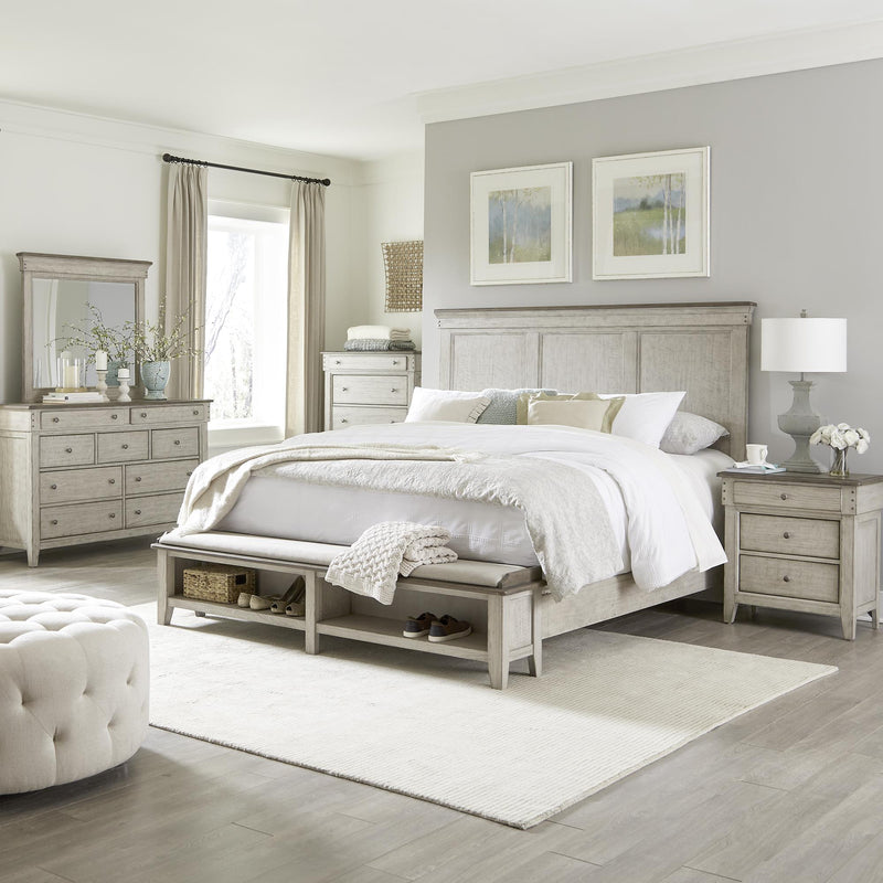 Liberty Furniture Industries Inc. Ivy Hollow 457-BR-QSB Queen Storage Bed IMAGE 4