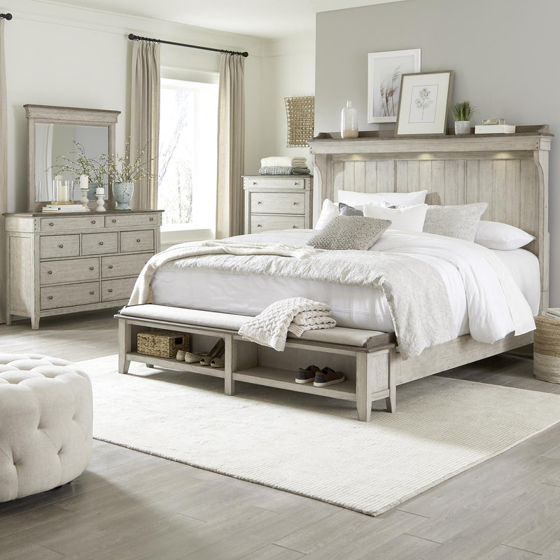 Liberty Furniture Industries Inc. Ivy Hollow 457-BR-QMS Queen Mantle Storage Bed IMAGE 3