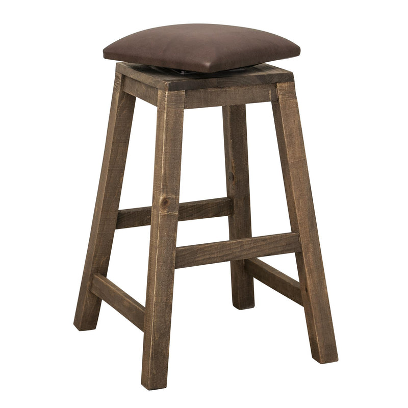 International Furniture Direct Antique Multicolor Counter Height Stool IFD9671STL30 IMAGE 1