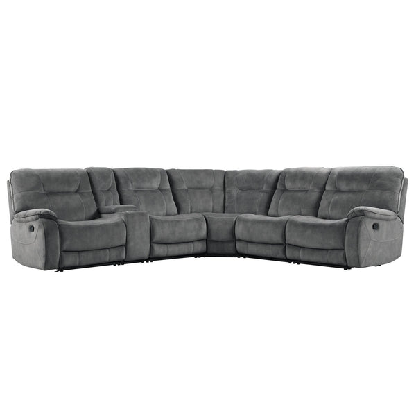 Parker Living Cooper Reclining Fabric 6 pc Sectional MCOO#810-SGR/MCOO#811L-SGR/MCOO#811R-SGR/MCOO#840-SGR/MCOO#850-SGR/MCOO#860-SGR IMAGE 1