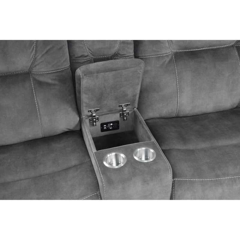 Parker Living Cooper MCOO-PACKA-SGR Shadow Grey 6 pc Modular Manual Reclining Sectional