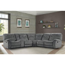 Parker Living Cooper MCOO-PACKA-SGR Shadow Grey 6 pc Modular Manual Reclining Sectional