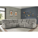 Parker Living Cooper MCOO-PACKA-SNA Shadow Natural 6 pc Modular Manual Reclining Sectional