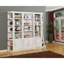 Parker House Furniture Boca 6 pc Library Wall Unit - White Cottage