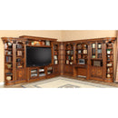 Parker House Furniture Huntington 10 pc Expandable Library Entertainment Wall