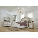 Coaster Furniture Antonella 223524 Upholstered Dresser Mirror - Camel IMAGE 2
