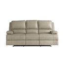  Bassett Parsons 3729-P62F Double Reclining Sofa with Power - Flax IMAGE 1