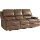  Bassett Parsons 3729-P62U Double Reclining Sofa with Power - Umber IMAGE 2