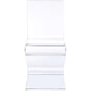 Elements International Iris Acrylic Z-Chair IMAGE 2
