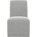 Elements International Nero Upholstered Side Chair Set IMAGE 2