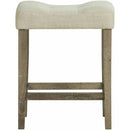  Elements International Oak Lawn 5PC Counter Height Dining Set- Natural Finish IMAGE 7