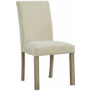  Elements International Oak Lawn Upholstered Side Chair Set IMAGE 1