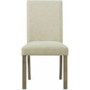  Elements International Oak Lawn Upholstered Side Chair Set IMAGE 2