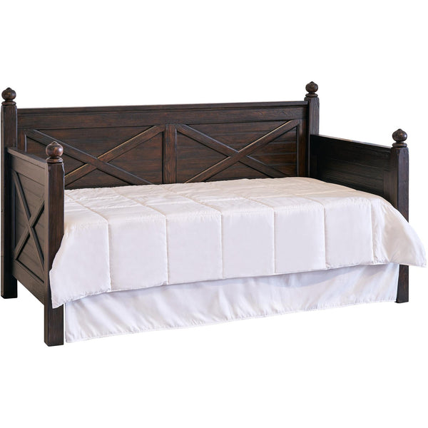 Elements International Sutherland Twin Daybed in Walnut IMAGE 1