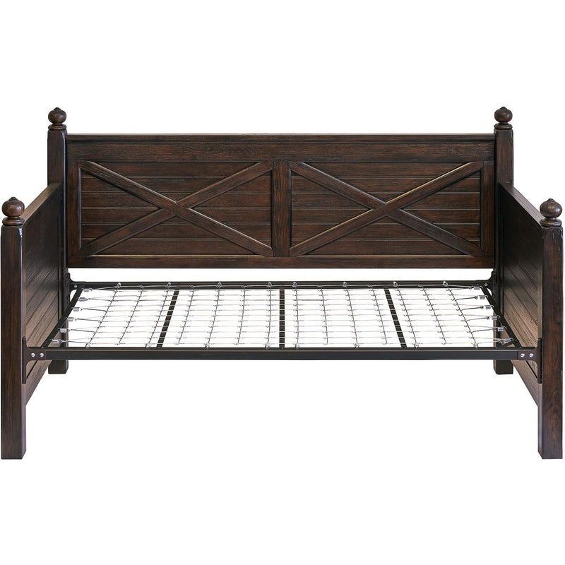 Elements International Sutherland Twin Daybed in Walnut IMAGE 4