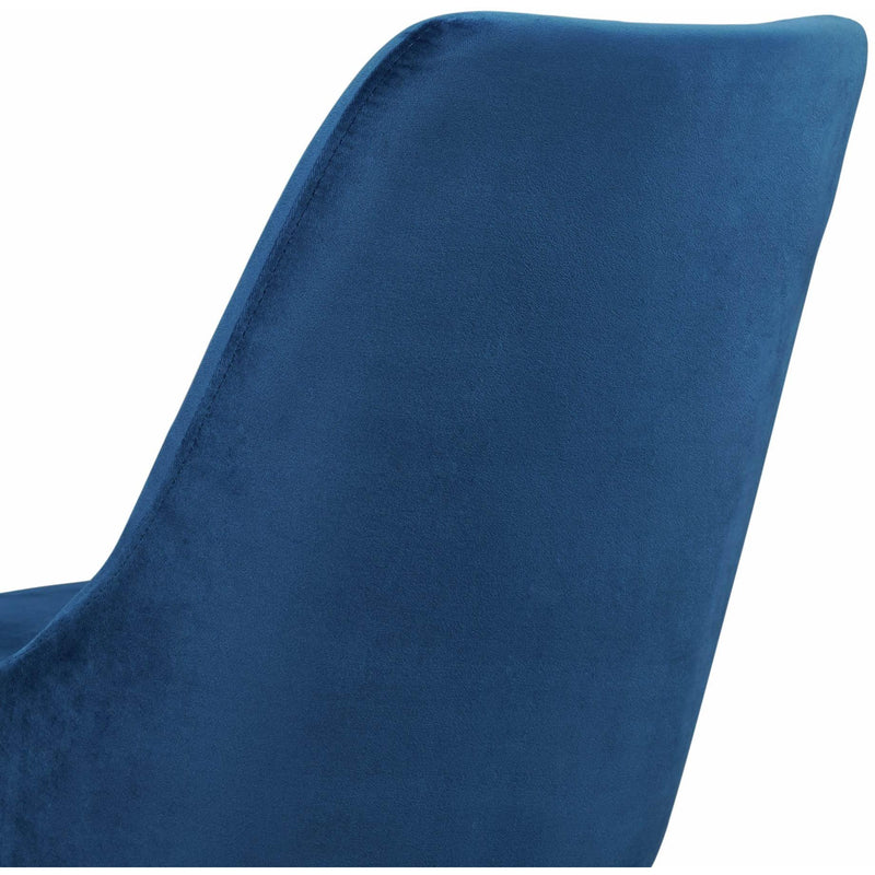 Elements International Celeste Dining Side Chair w/Blue Fabric IMAGE 6